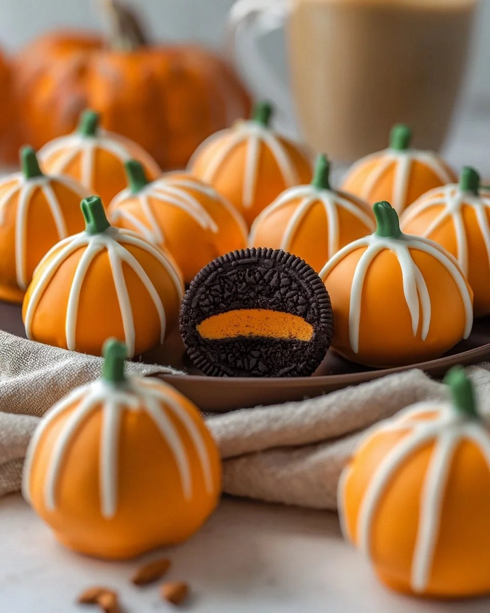 Pumpkin Oreo Balls