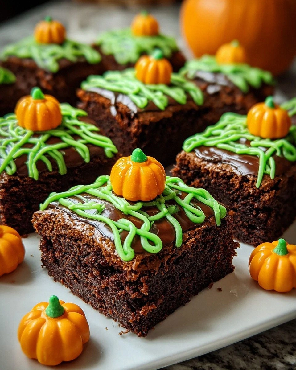 Pumpkin Patch Brownies: Delightful Halloween Treats Await!