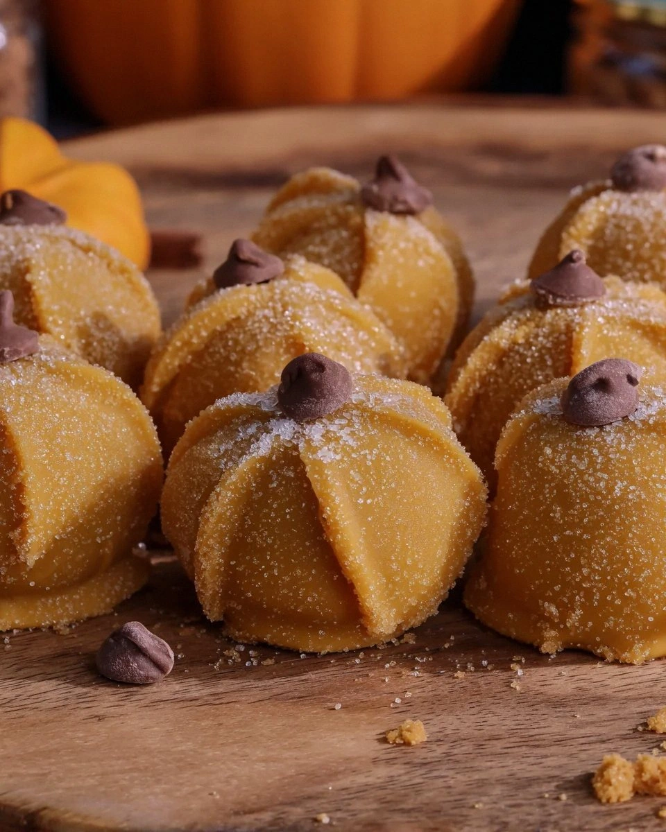 Pumpkin Pie Cheesecake Truffles
