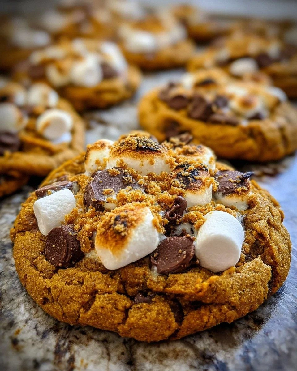 Pumpkin S’mores Cookies: A Delightfully Cozy Treat!