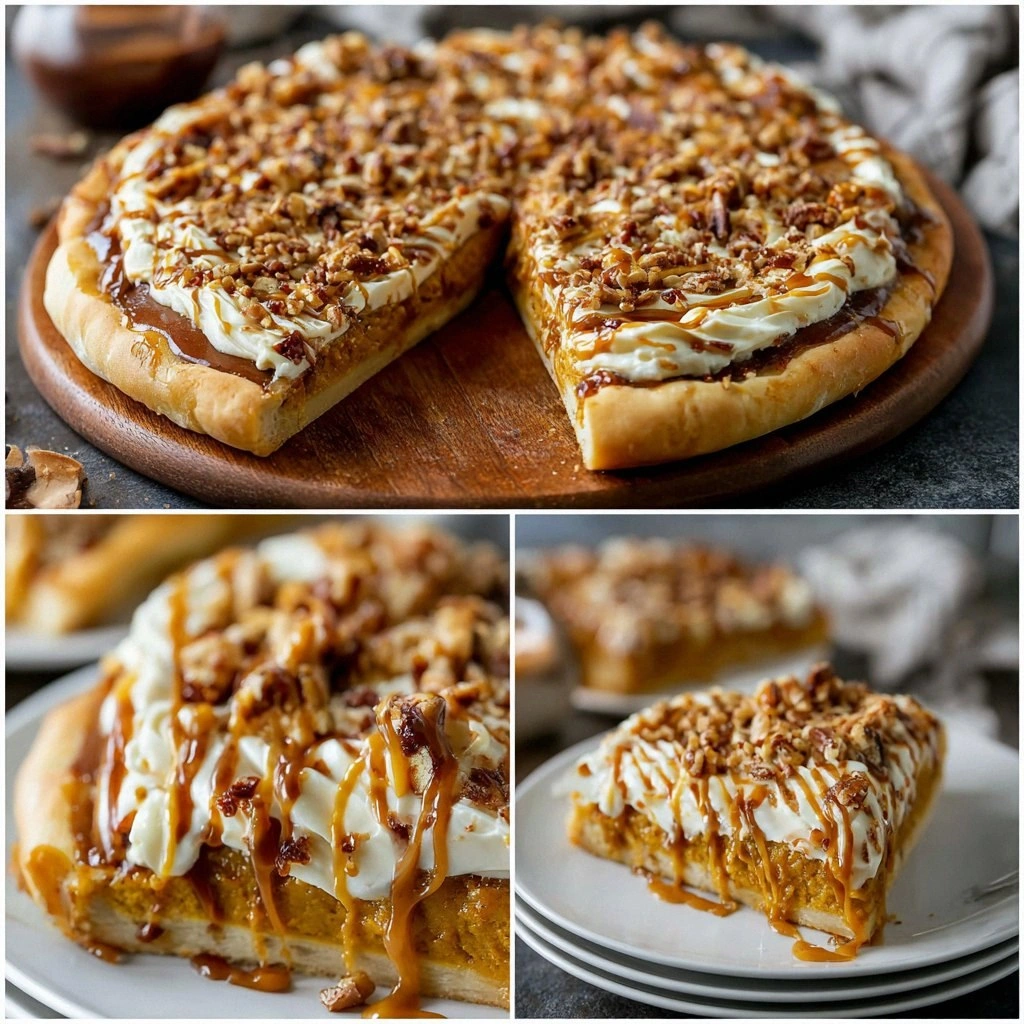Pumpkin Spice Dessert Pizza