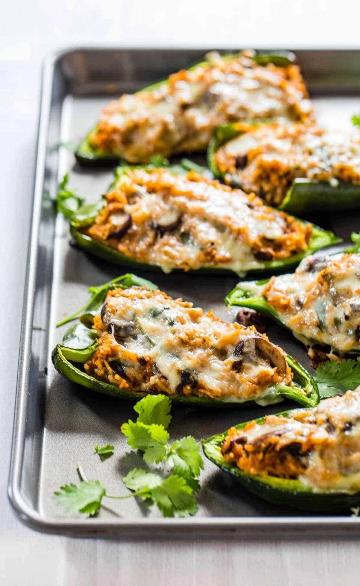 Queso Stuffed Poblanos
