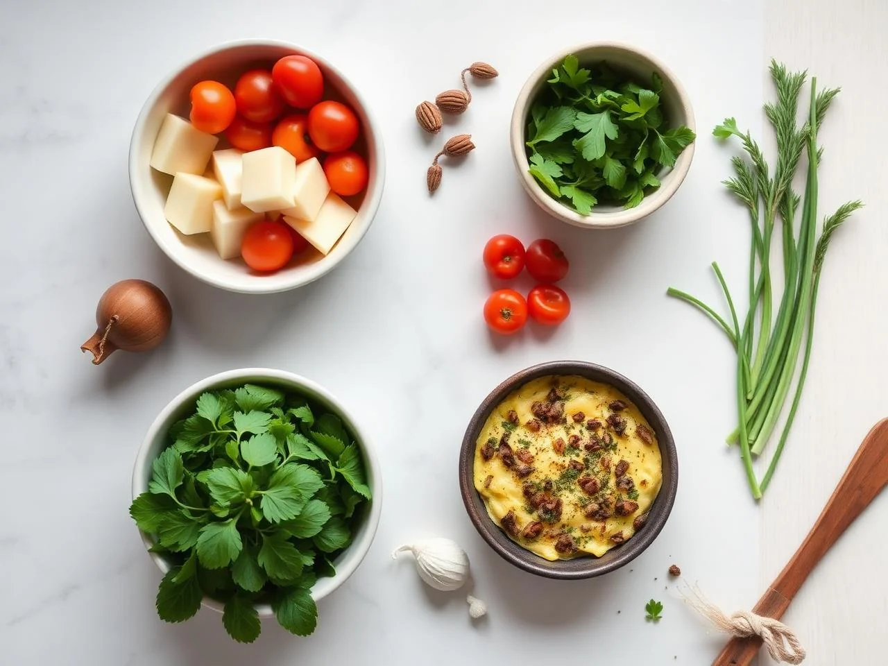 Ingredients for Quiche Lorraine