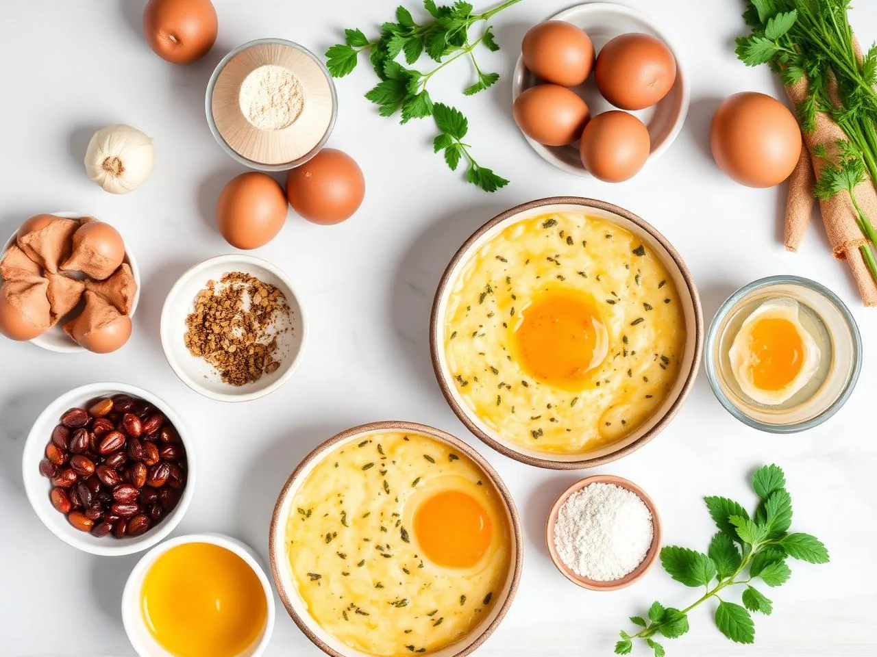 Ingredients for Quiche Lorraine