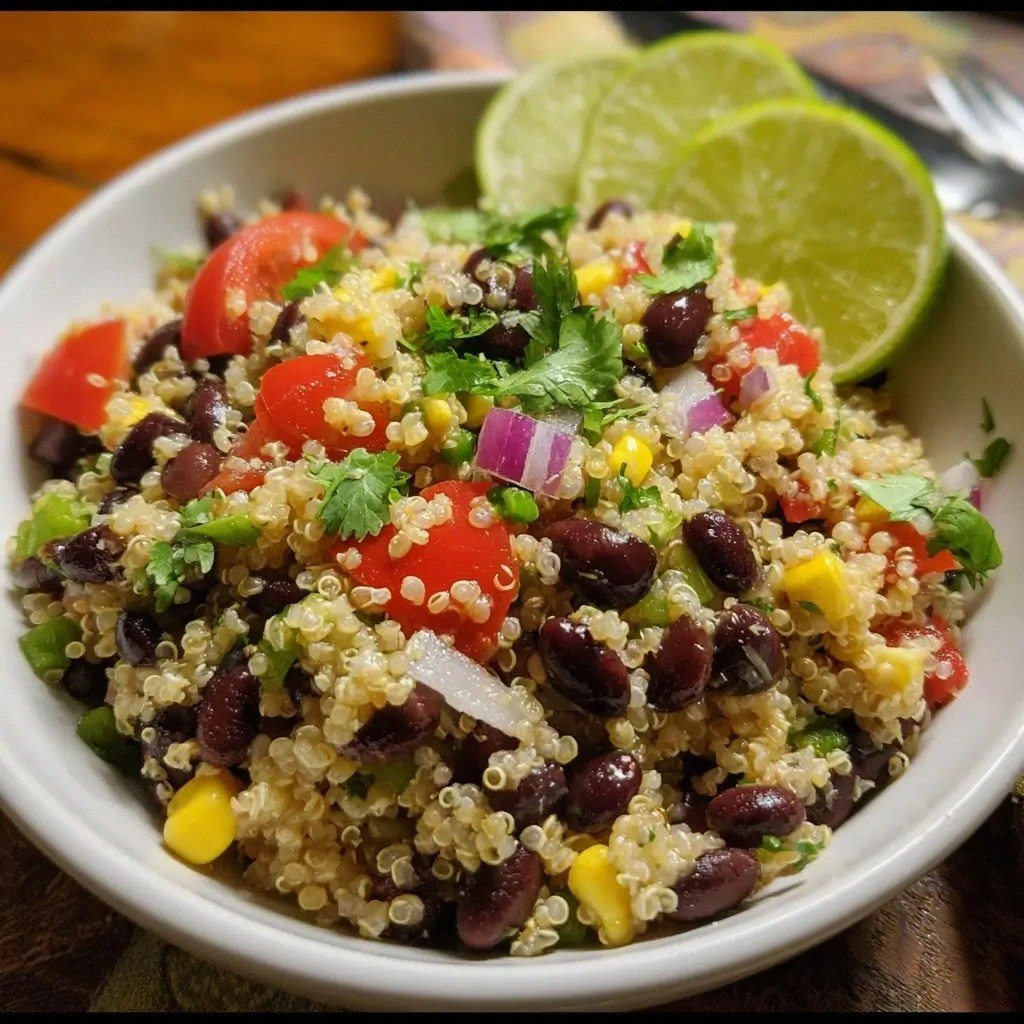 Quinoa and Black Bean Salad wi