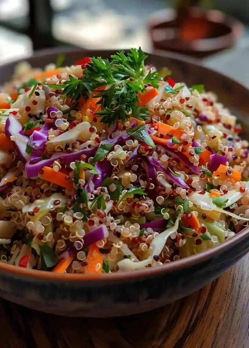 Quinoa Cabbage Salad
