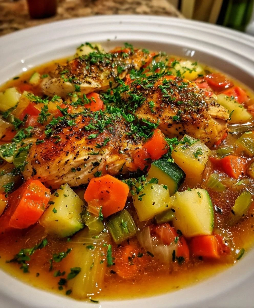 Ranch Chicken Veggie Soup