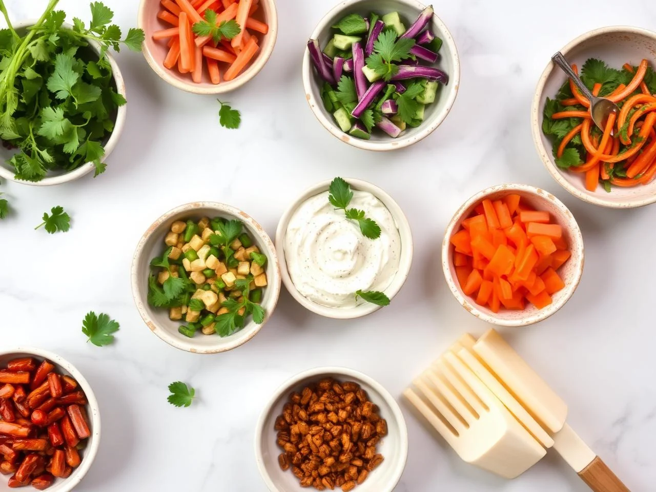 Ingredients for Ranch Dip