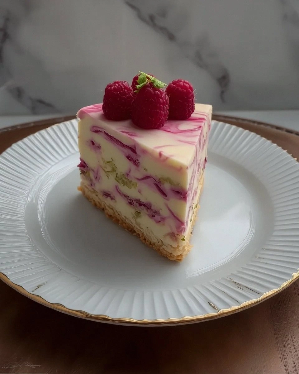 Raspberry cheese cake
