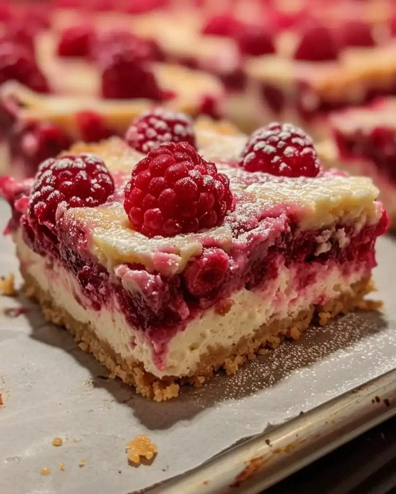 Raspberry Cheesecake Bars