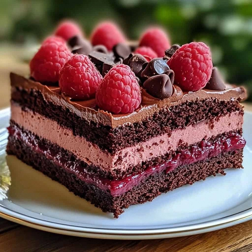 Raspberry Chocolate Mousse Cake: A Decadent Dessert Recipe
