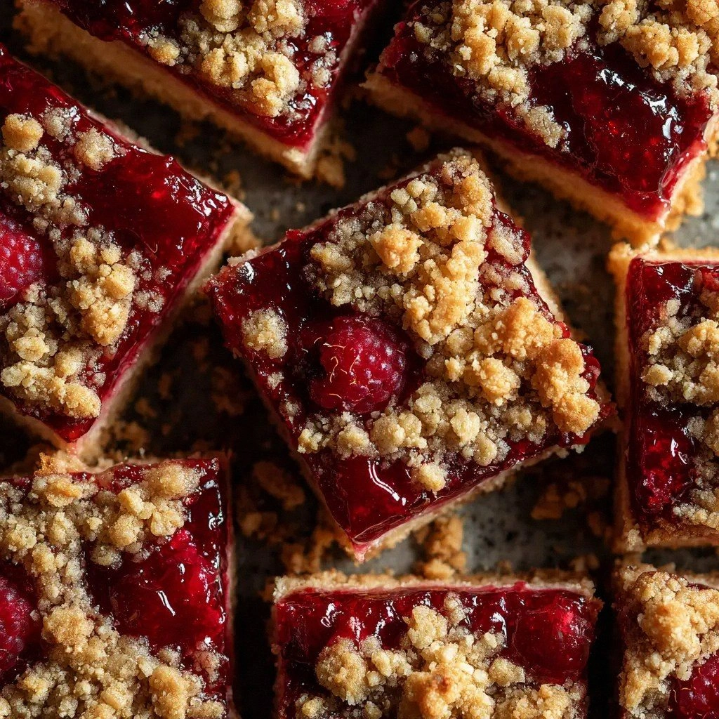 Raspberry Crumble Bars: The Ea
