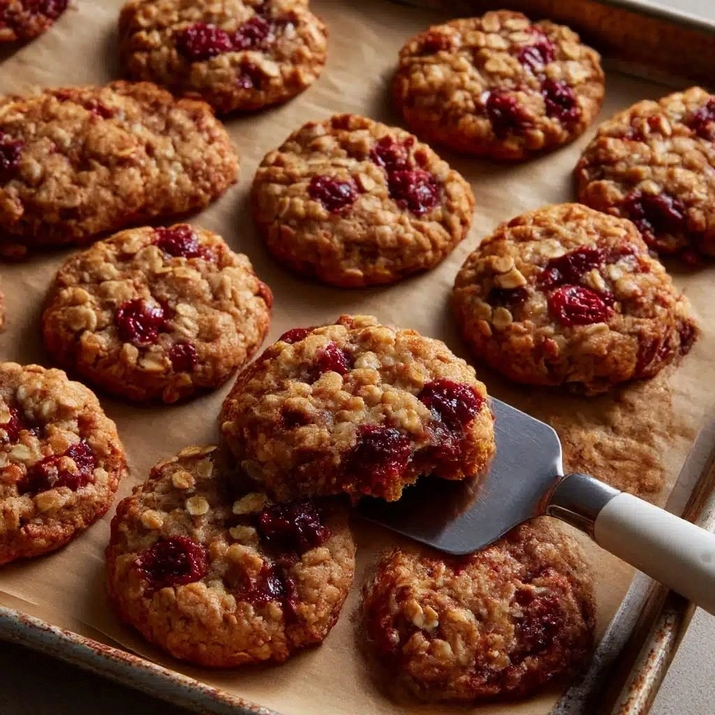 Raspberry Oatmeal Cookies Reci