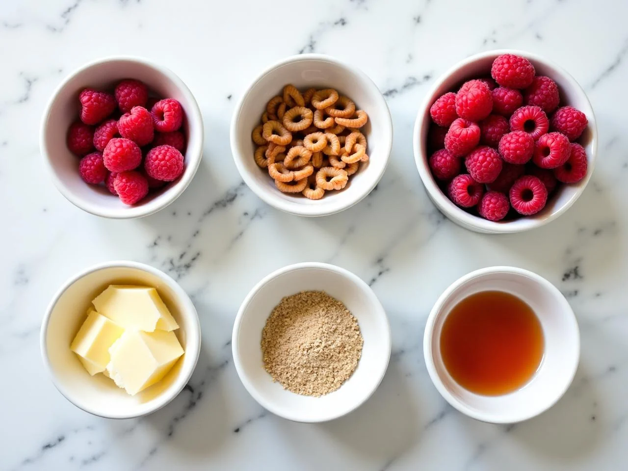 Ingredients for Raspberry Pie