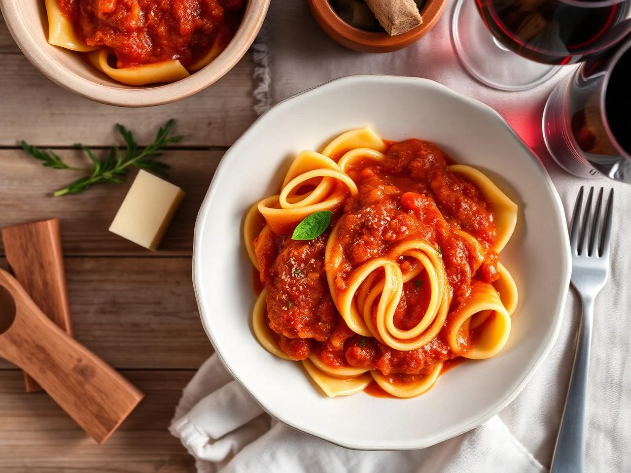 Ravioli With Marinara Sauce