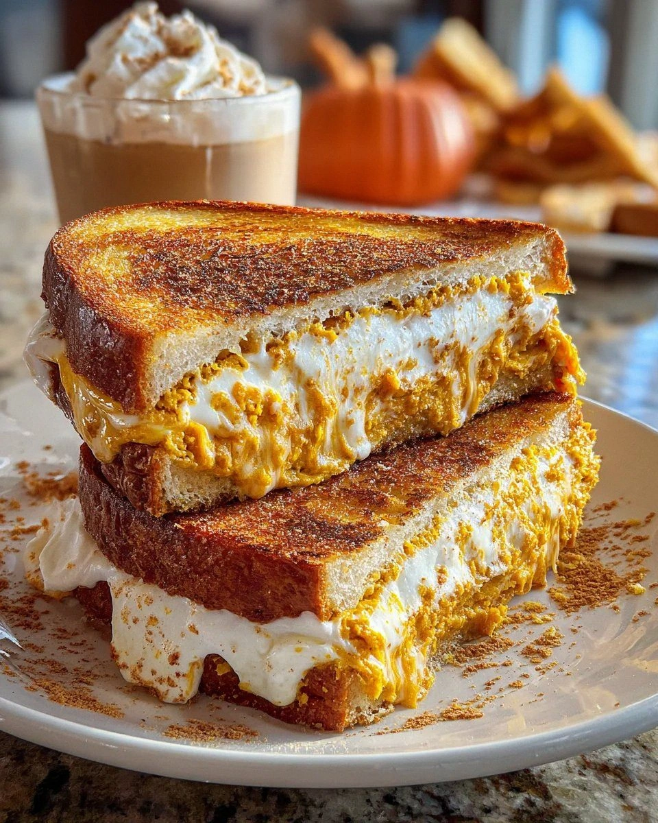 Rebel Float Pumpkin Spice Grilled Cheese