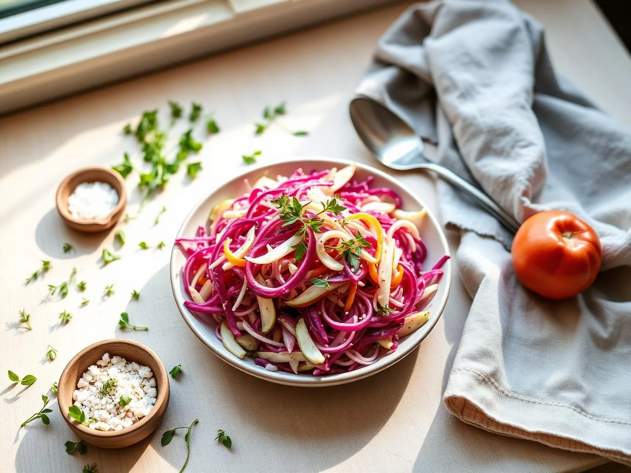 Red Cabbage Slaw