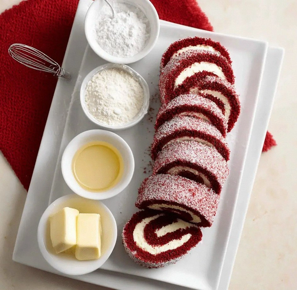 Red Velvet Cake Roll