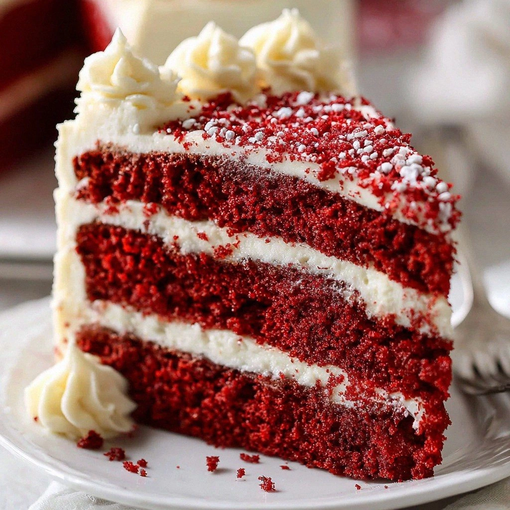 Red Velvet Cake with Cream Che