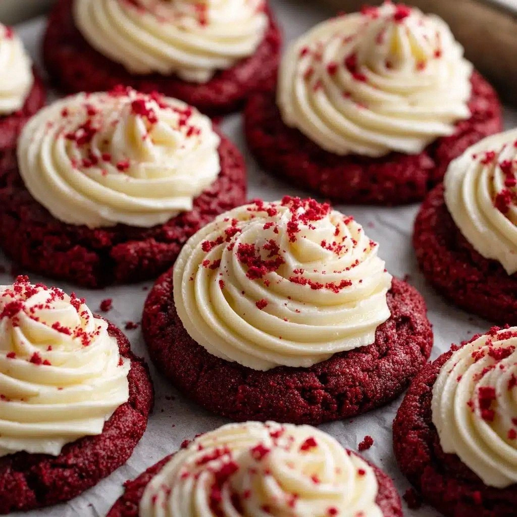 Red Velvet Cupcake Cookies Rec