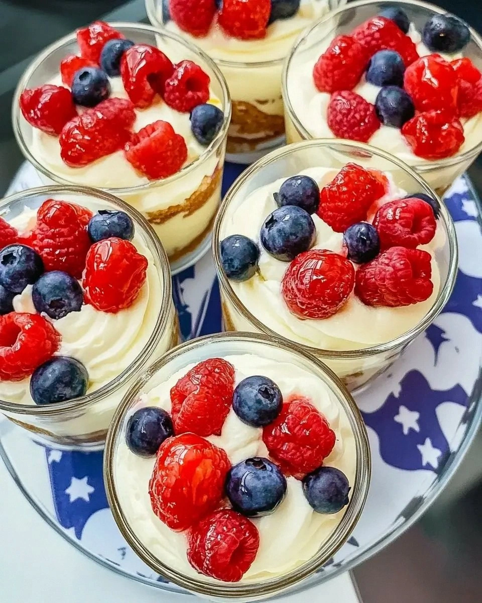 Red, White, and Blue Cheesecake Trifle Recipe Revealed!
