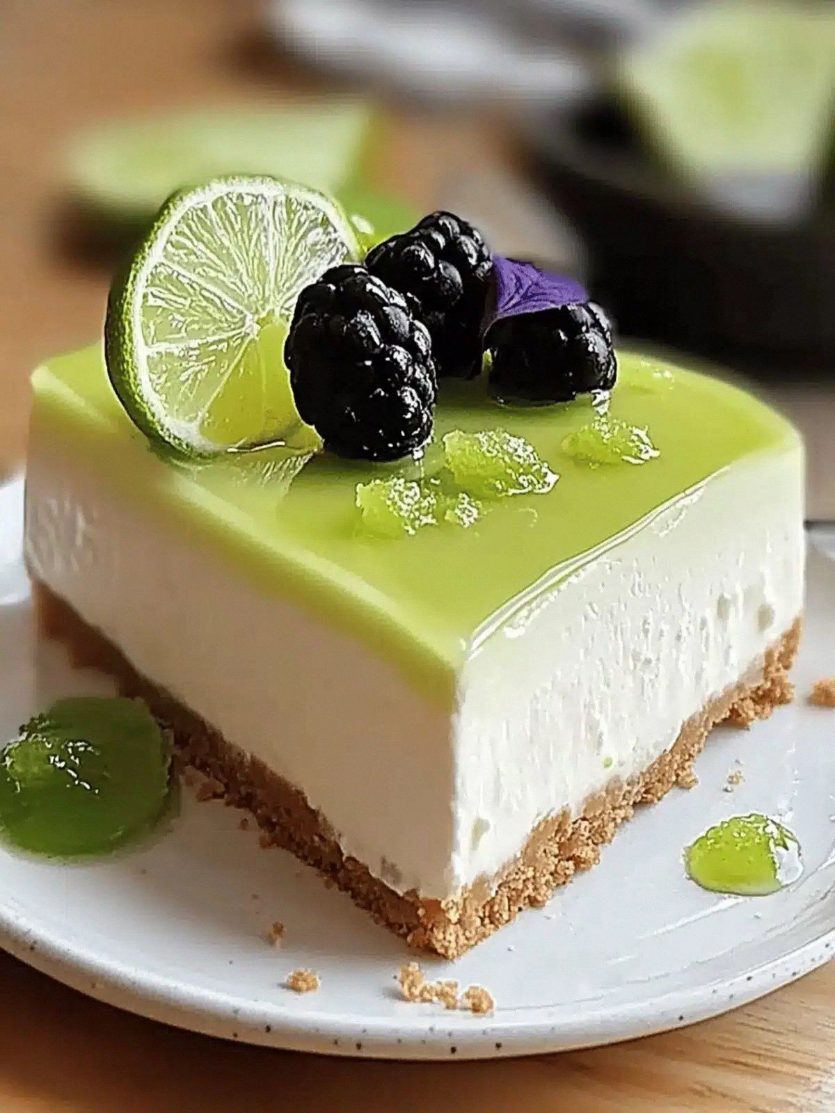 Refreshing Lime Mousse Cheesec