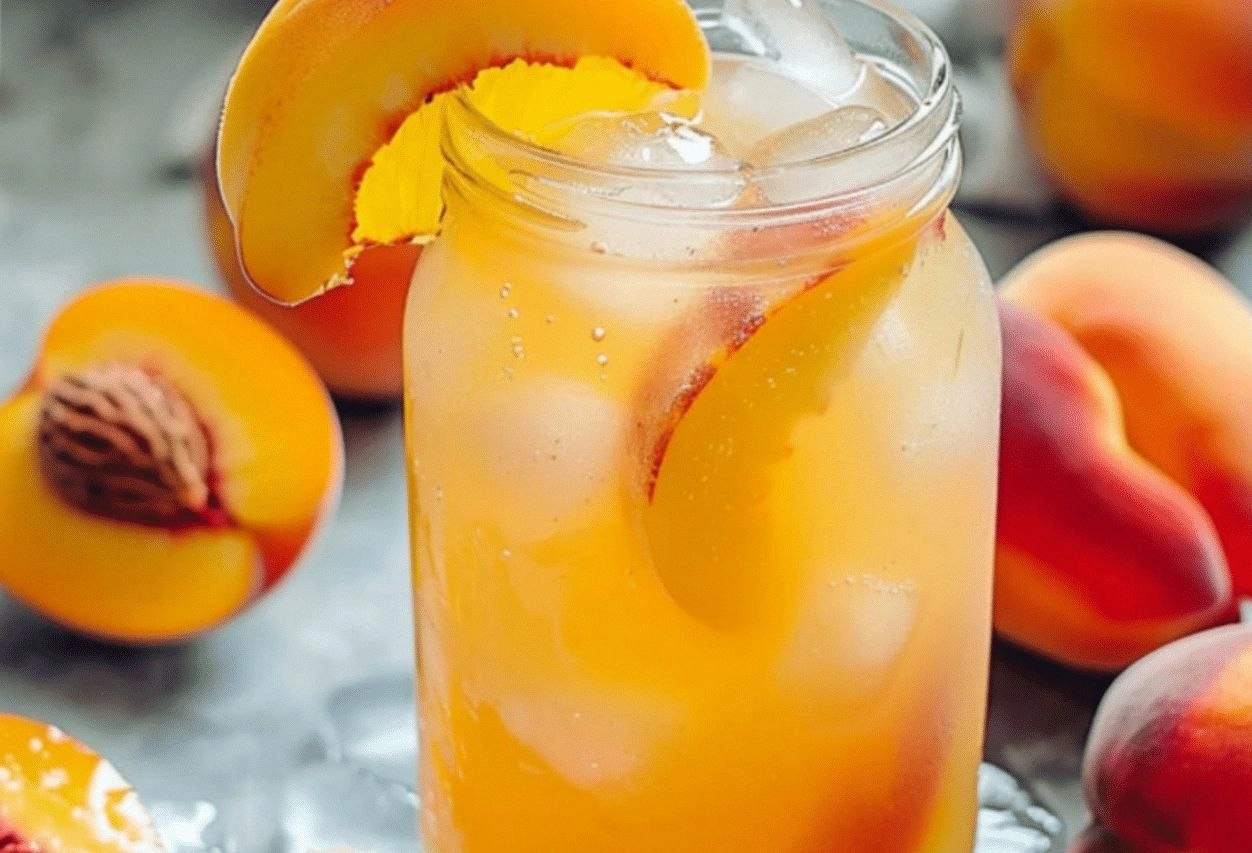 Refreshing Peach Lemonade Reci