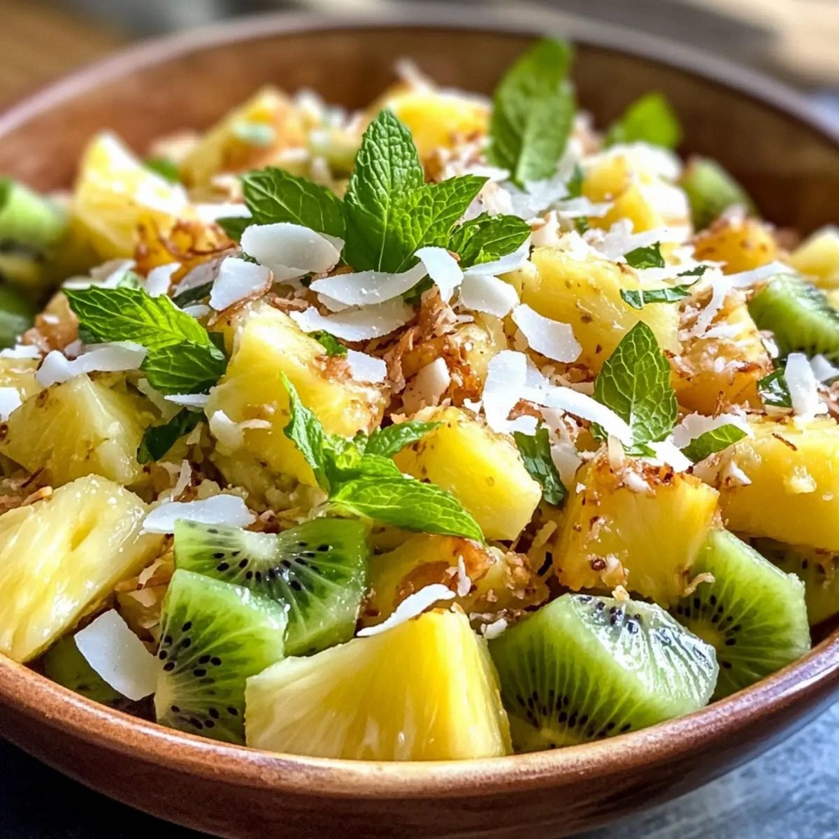 Refreshing Pineapple Kiwi Salad for a Summer Escape