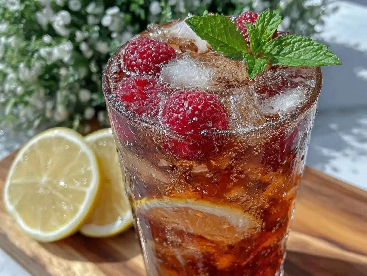 Refreshing Raspberry Iced Tea Lemonade Recipe Easy Homemade Summer Drink
