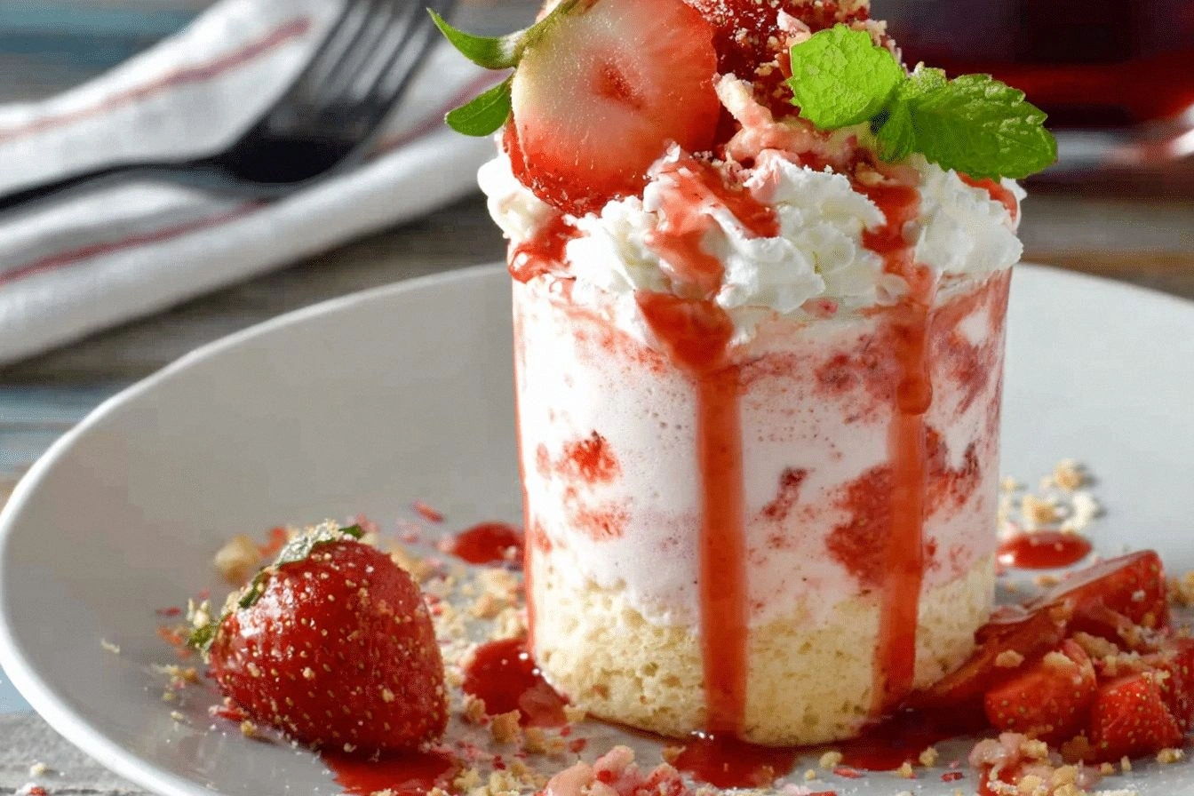 Refreshing Strawberry Shortcak
