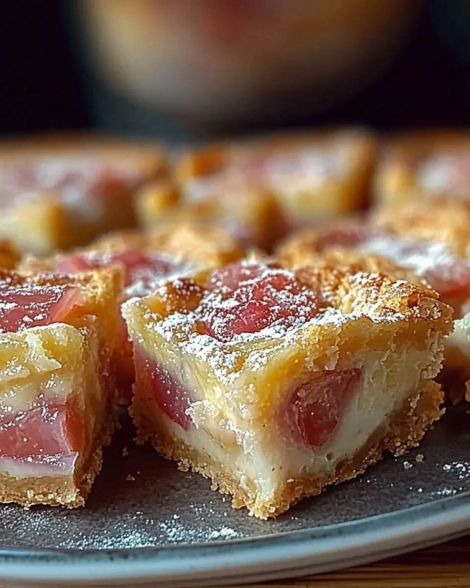 Rhubarb Custard Bars Recipe is a must-try dessert!