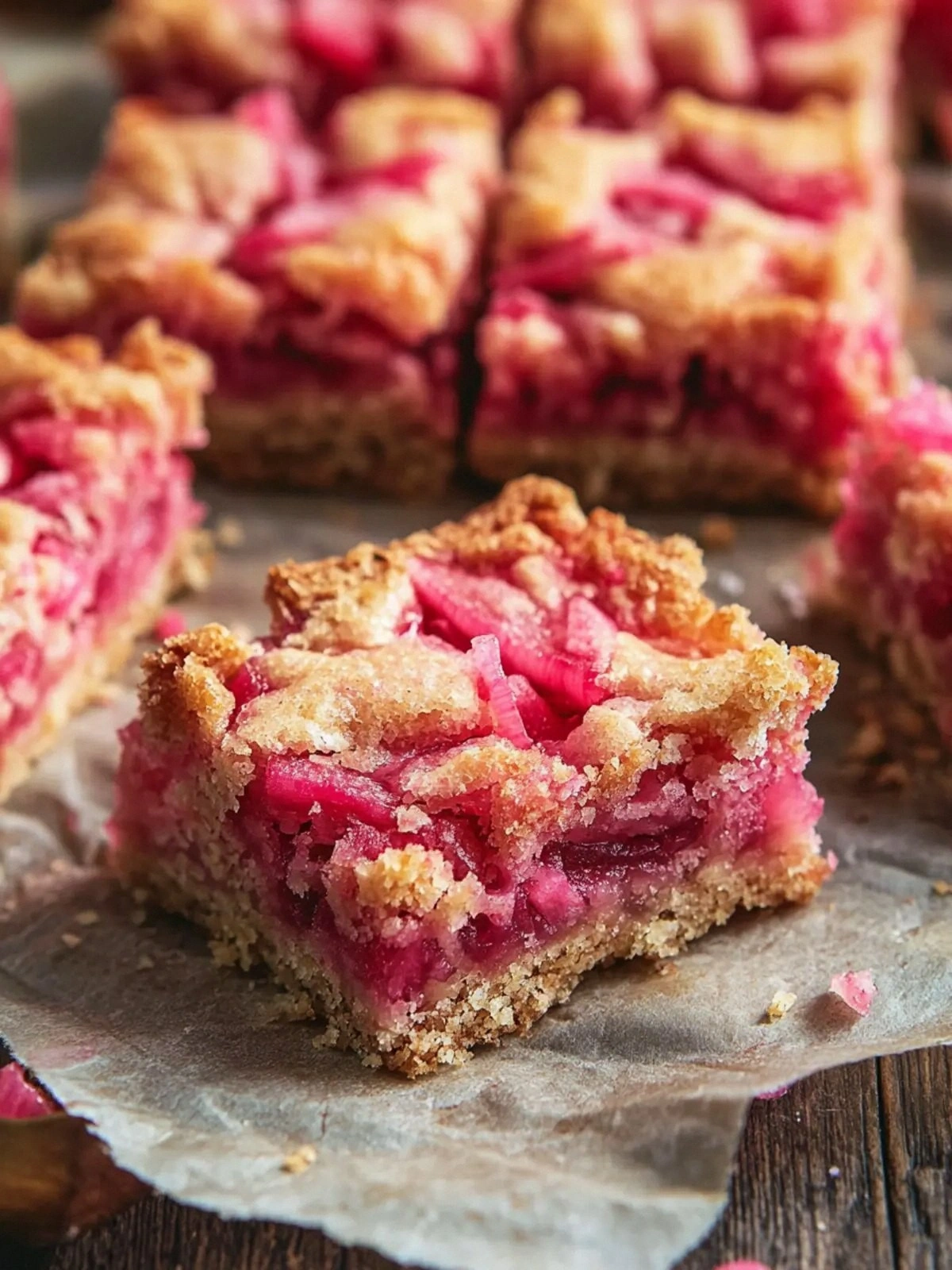 Rhubarb Dream Bars: Sweet Trea