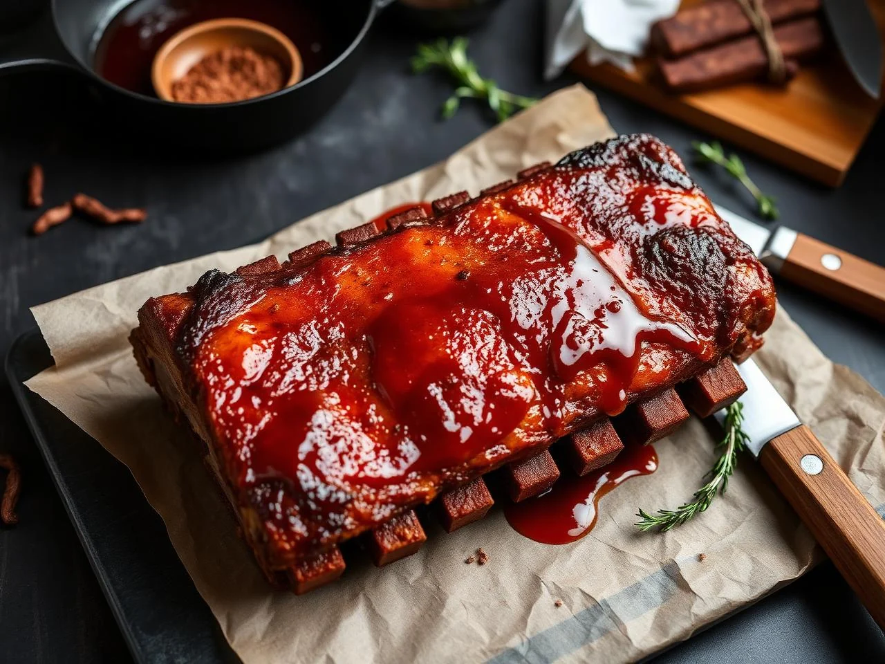 Ribs With Bbq Sauce