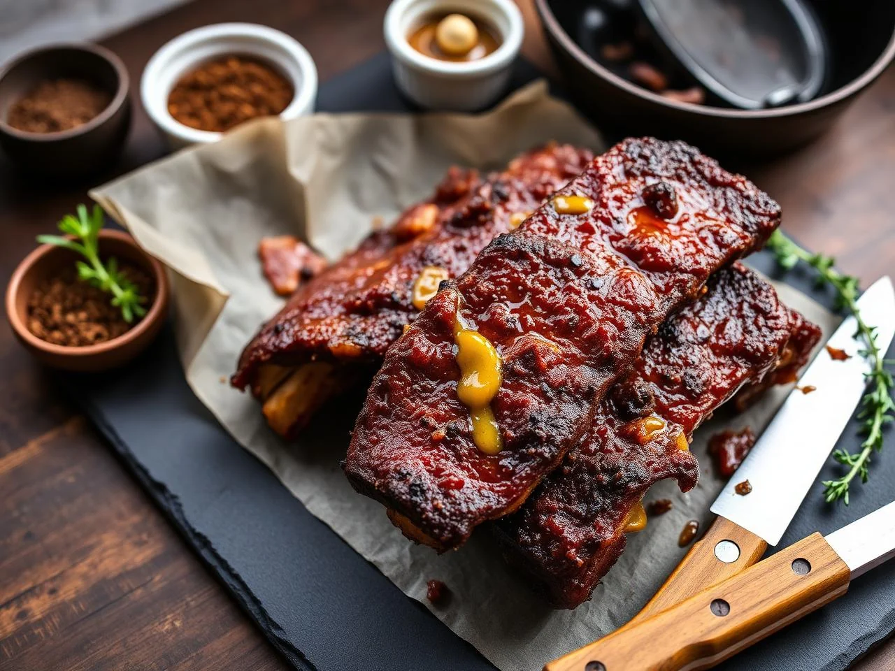 Ribs With Honey Mustard