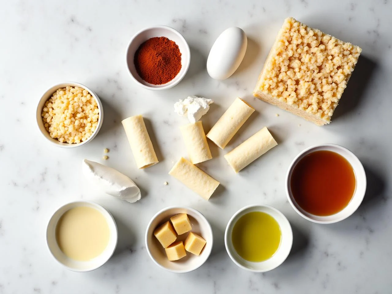 Ingredients for Rice Krispy Treats