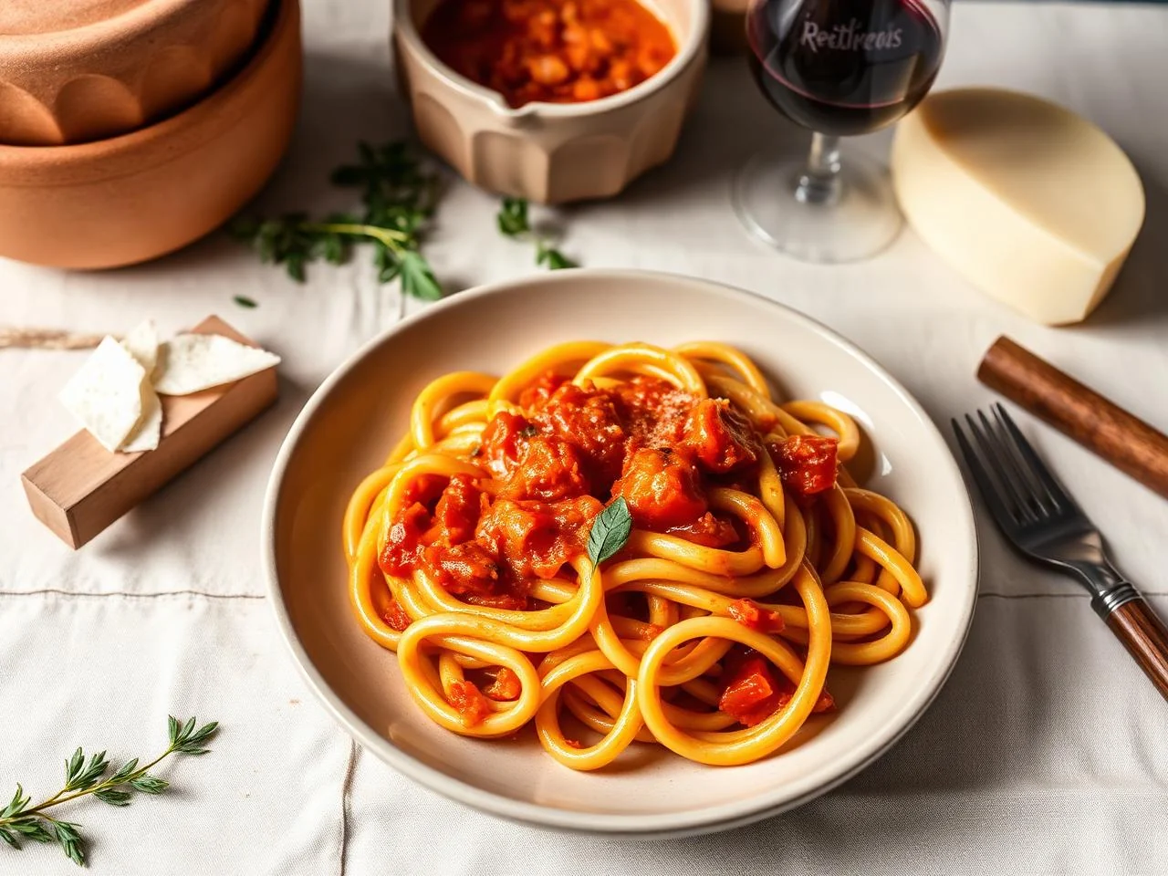 Rigatoni With Creamy Tomato Sauce