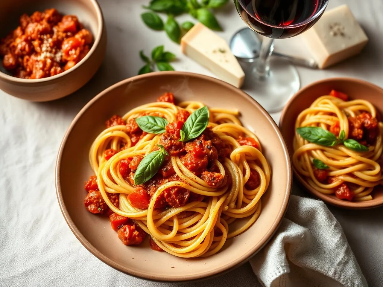 Rigatoni With Tomato And Basil