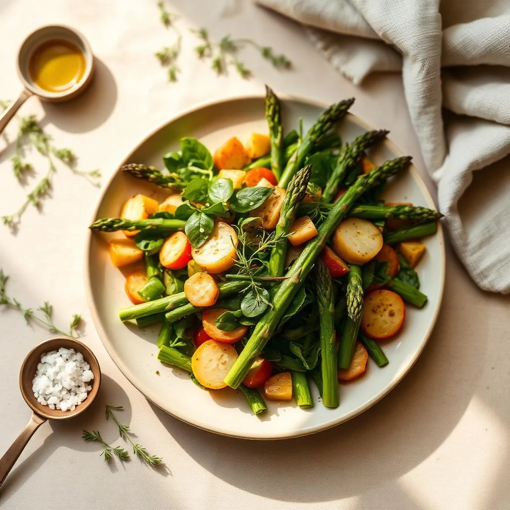 Roasted Asparagus Salad