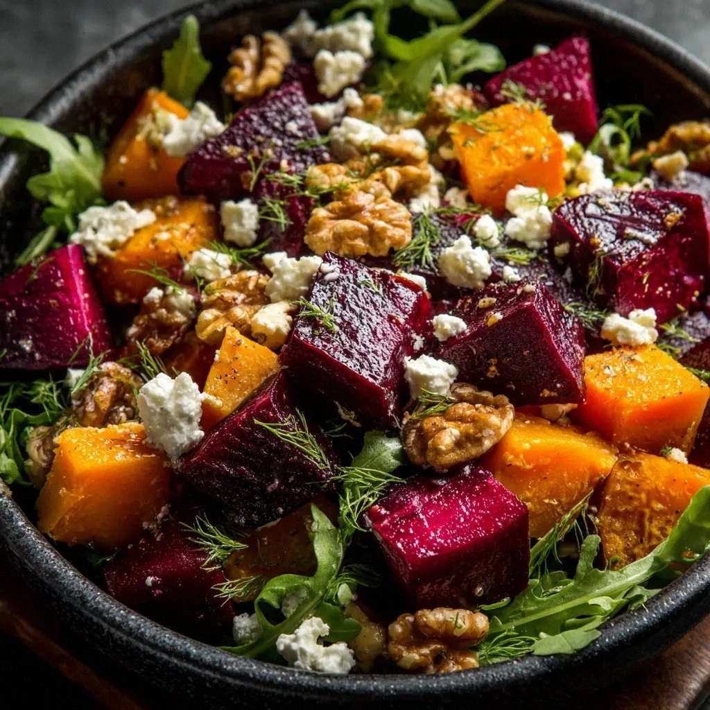 Roasted Beet and Sweet Potato 