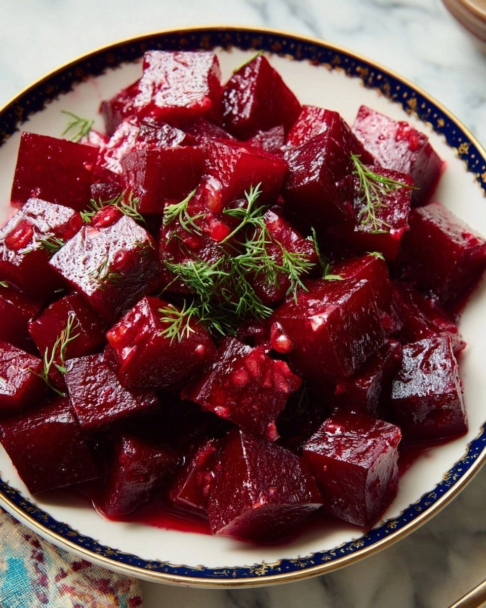 Roasted Beetroot and Garlic Re