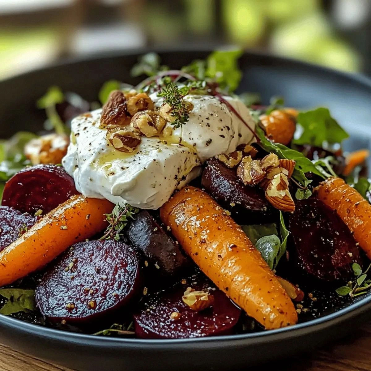 Roasted Beets and Carrots Salad with Burrata: A Fresh Twist