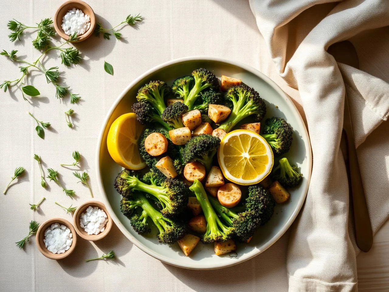 Roasted Broccoli With Lemon