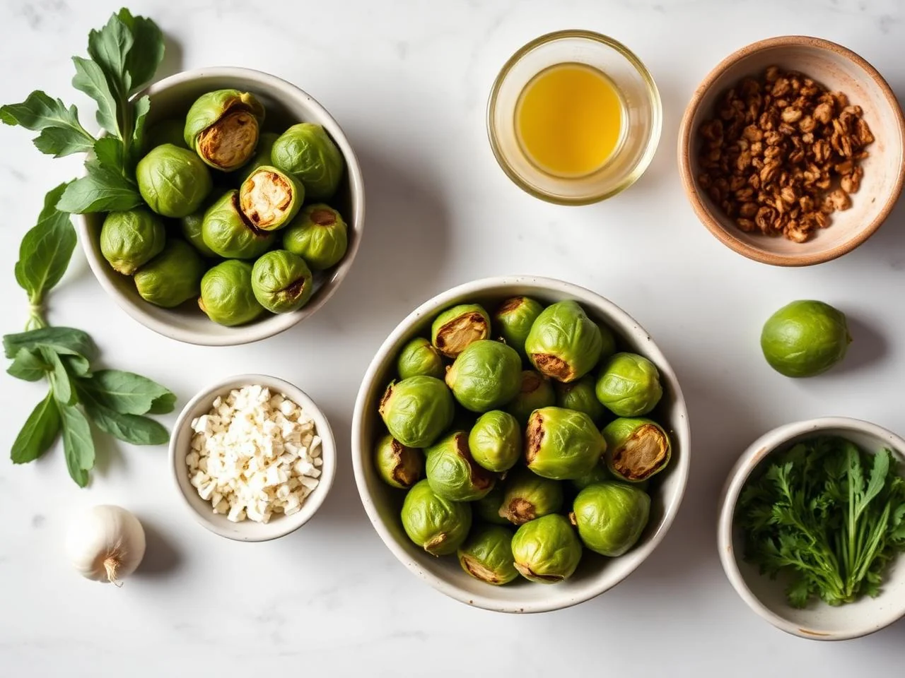 Ingredients for Roasted Brussels Sprouts