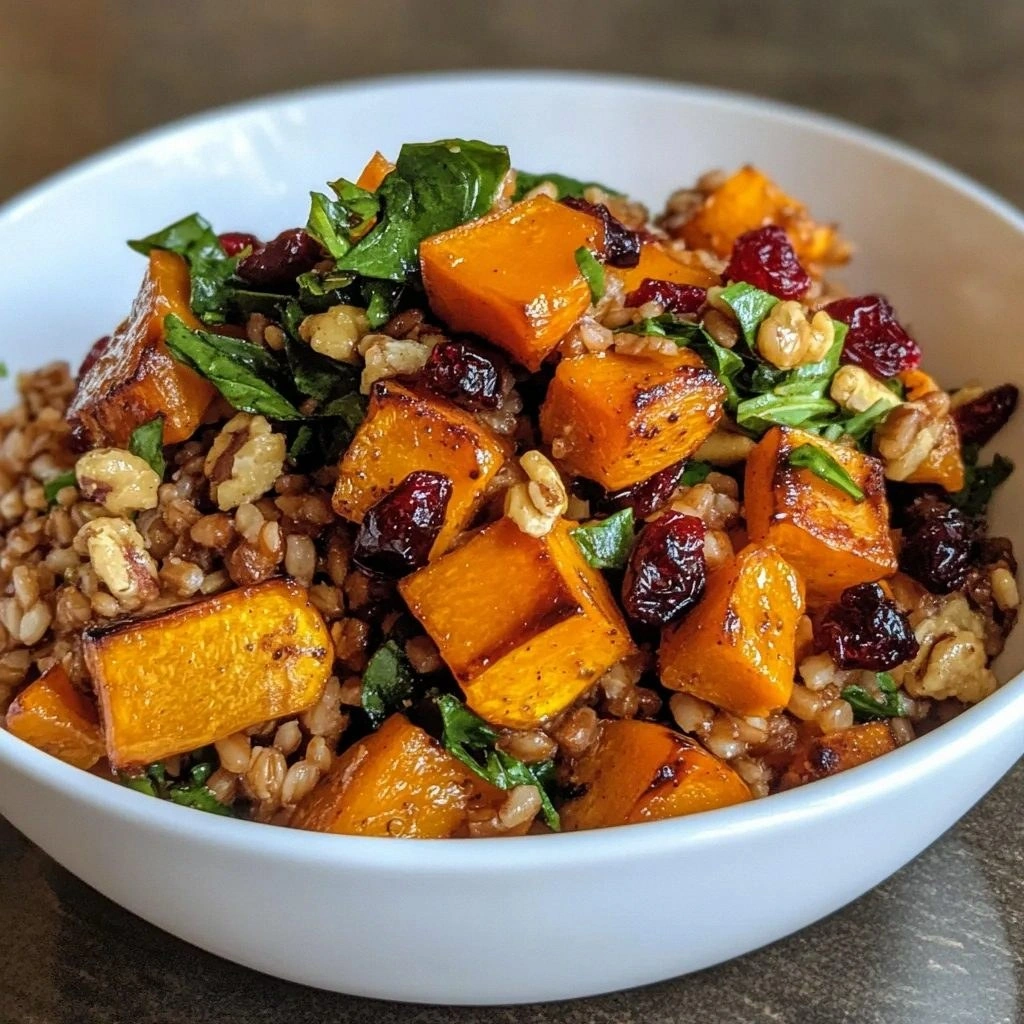 Roasted Butternut Squash & Far