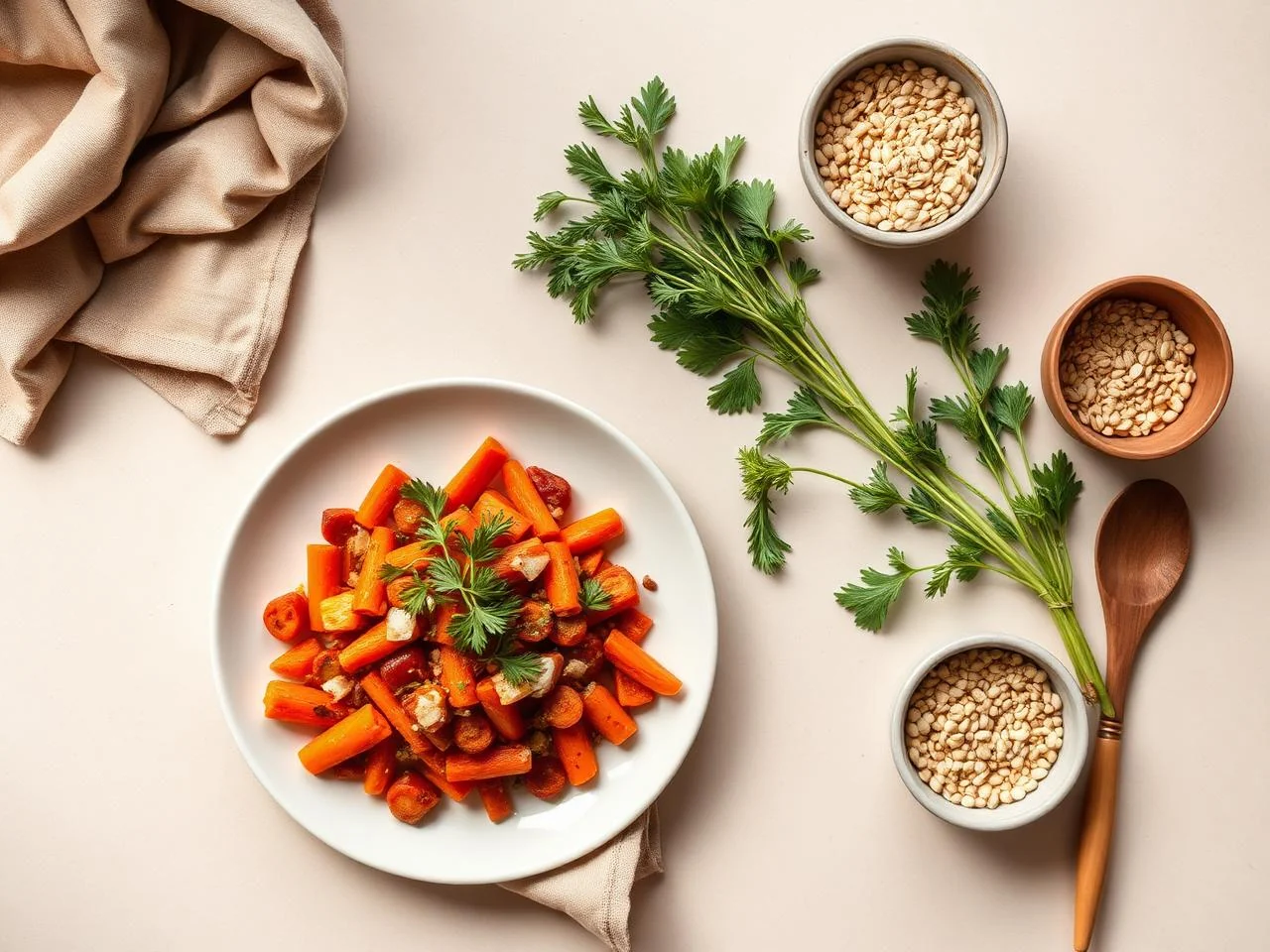 Roasted Carrot Salad