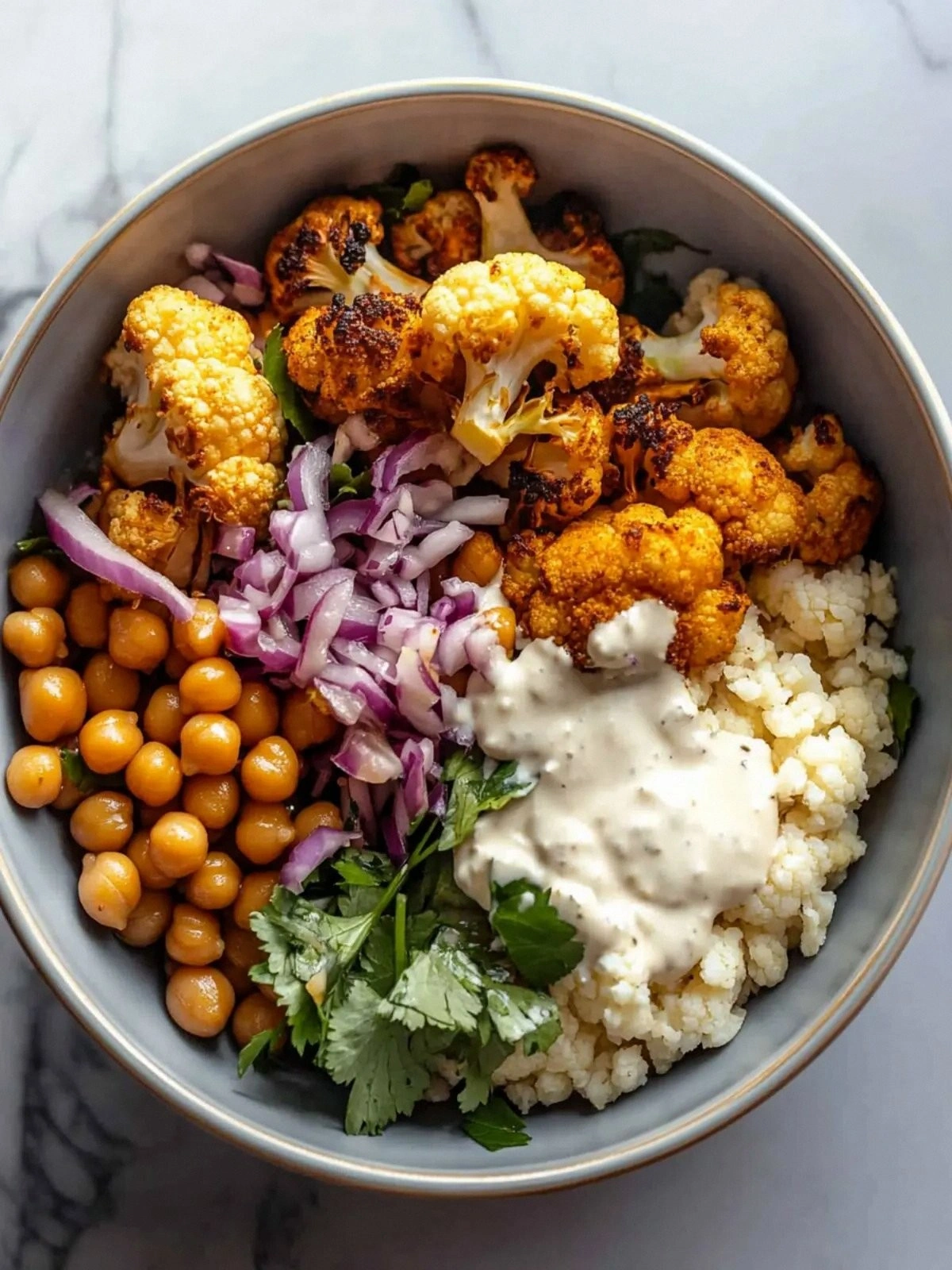 Roasted Cauliflower Salad with