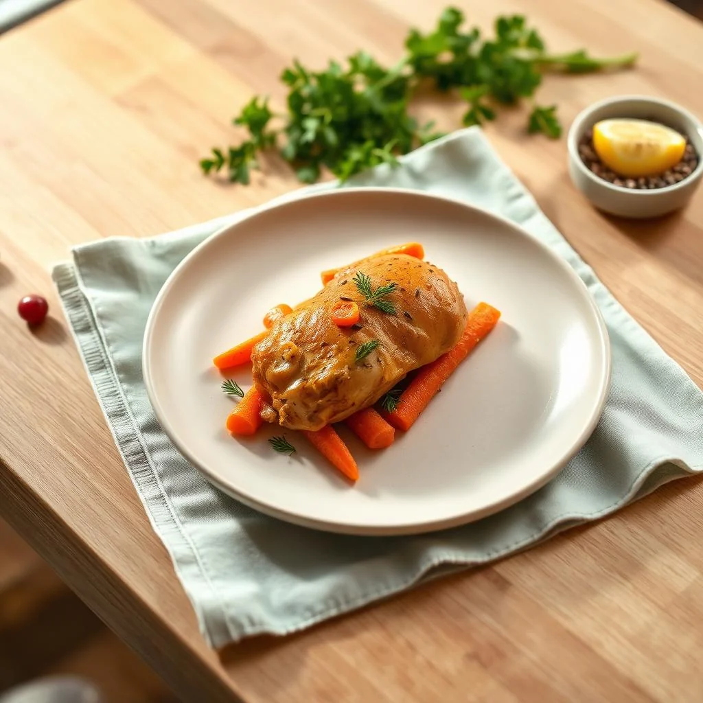 Roasted Chicken Thighs With Carrots