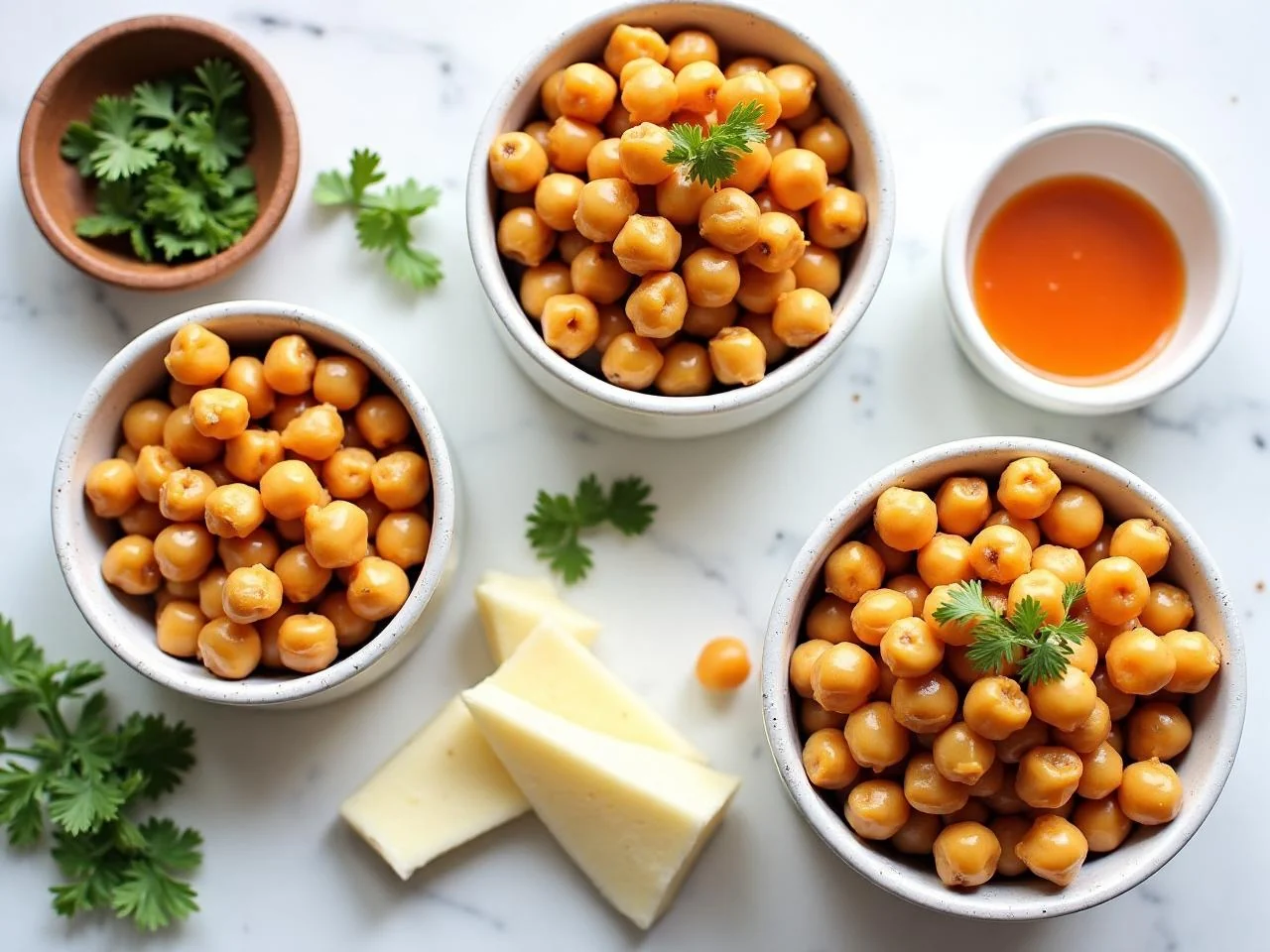 Ingredients for Roasted Chickpeas