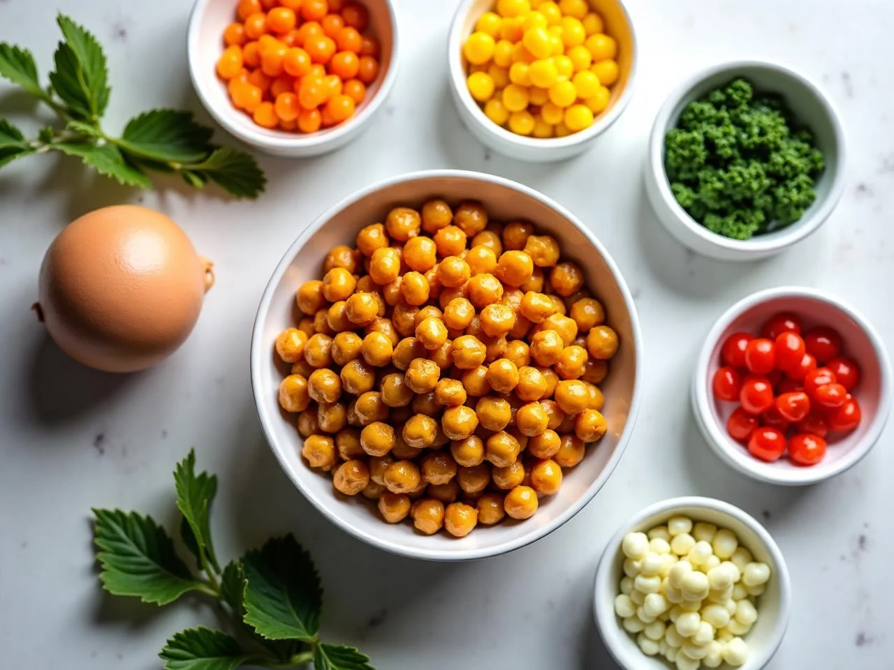 Ingredients for Roasted Chickpeas