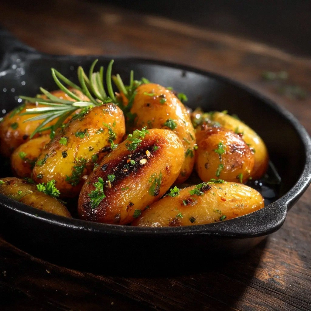 Roasted Fingerling Potatoes: T
